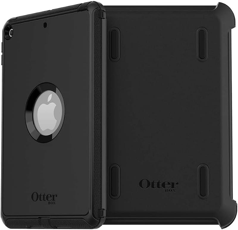 OtterBox DEFENDER SERIES iPad Mini 5th Gen Case - Non-Retail Packaging - Black, Built-in Screen Protector, Port