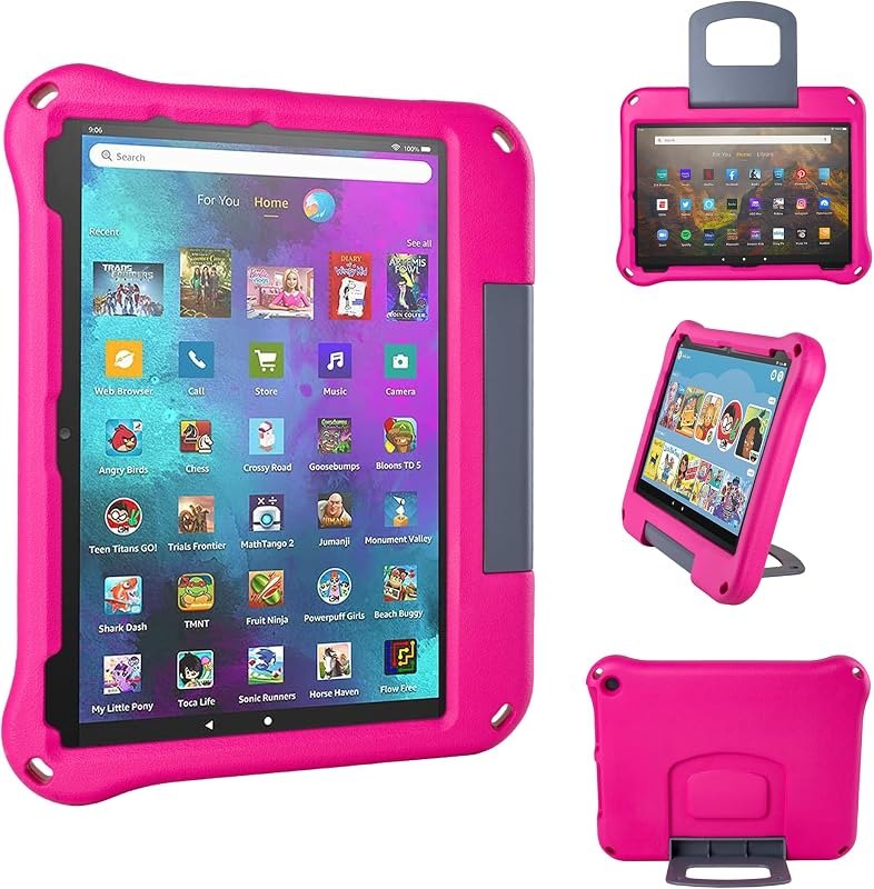 Fire HD 10 Tablet Case for Kids (2021/2023 Release, 11th/13th Generation), Oqddqo Amazon Kindle 10 Plus Case