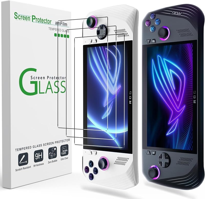 amFilm Screen Protector for ASUS ROG Xbox Ally X & Ally/ROG Ally X & Ally — rog ally screen protector for rog ally