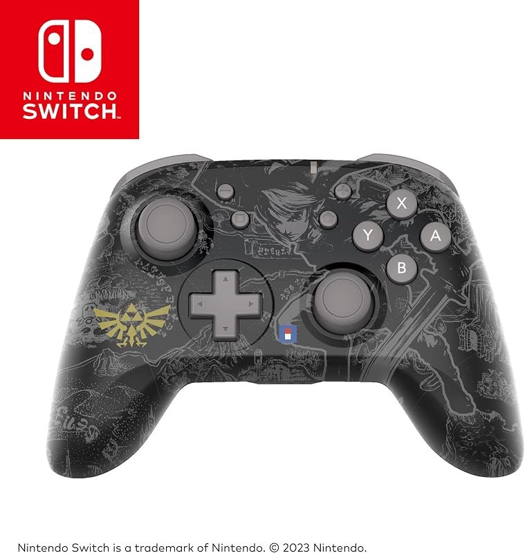 HORI Wireless HORIPAD (The Legend of Zelda Edition) Pro Controller with Motion Control for Nintendo Switch -