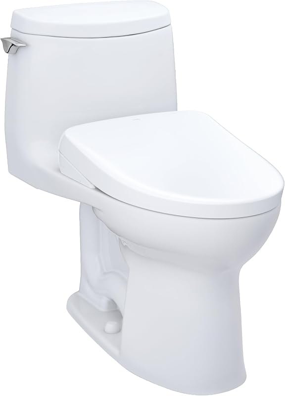 WASHLET®+ UltraMax® II 1G® One-Piece Elongated 1.0 GPF Toilet with Auto Flush WASHLET®+ S7A Contemporary Bidet Seat