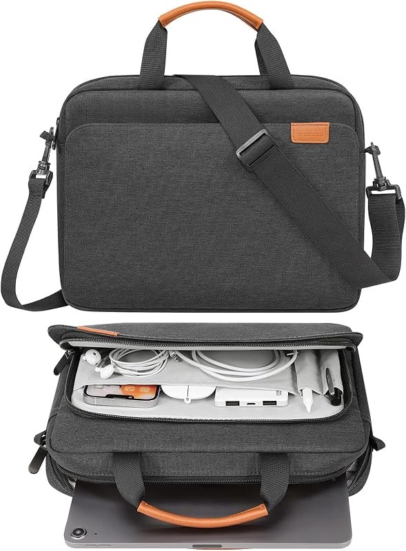 MoKo 13 Inch Tablet Sleeve Case with Multi-Pockets & Shoulder Strap — 13 inch pen display for inch pen display