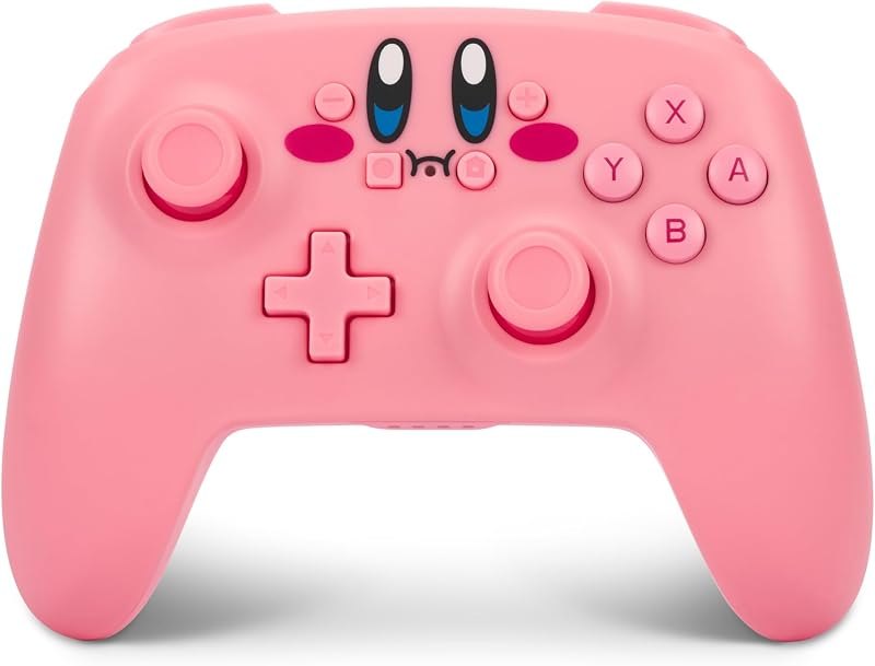 PowerA Wireless Nintendo Switch Controller - Kirby, AA Battery Powered (Battery Included), Nintendo Switch Pro