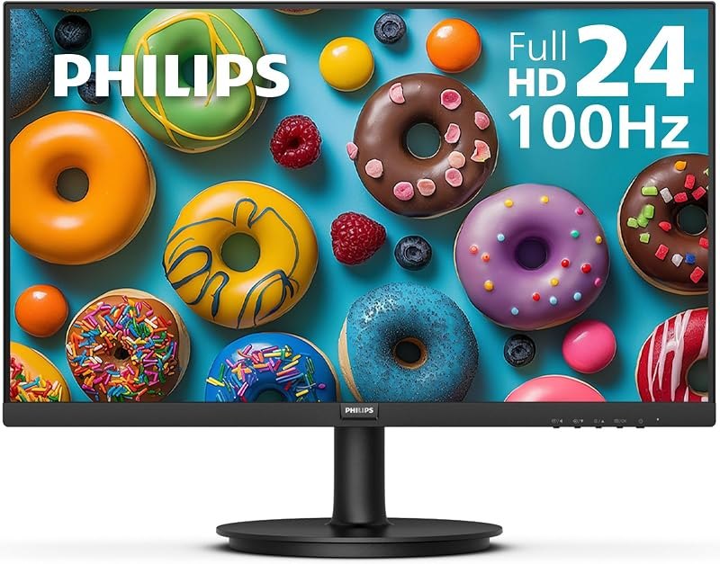Philips 24 Inch Computer Monitor FHD 100Hz VA VESA Flicker-Free, 241V8LB — 24 inch 165Hz monitor for inch 165hz monitor