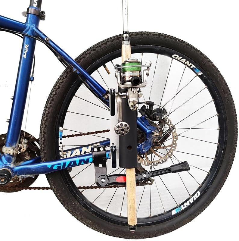 Fishing Rod Holder for Bicycles,Fishing Rod Racks for Bike,Rod Bike Rack ,Mounts Your Rod to Your Bicycle ,for Bike