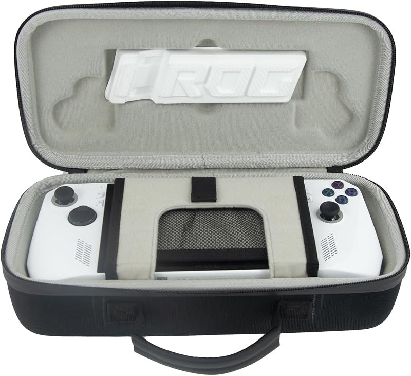 Travel Case for ASUS ROG Ally 7" 120Hz Gaming Handheld & its Accessories,Design with Stand-Shock-Proof, Anti-Slip &