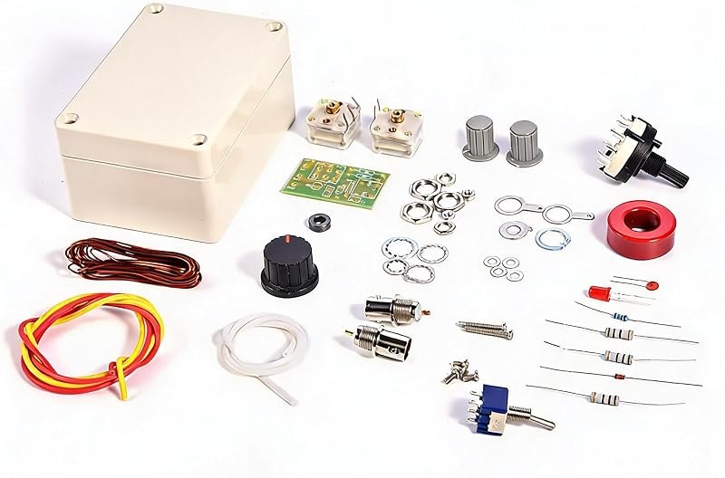 Manual Antenna Tuner Kit for Ham Radio QRP DIY, 1-30 MHz Shortwave, with LED Display — best ham radio antenna tuner