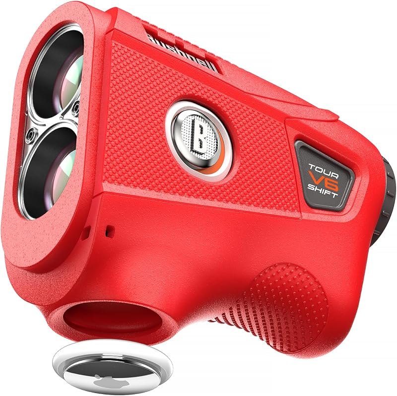 TUSITA Silicone Case Compatible with Bushnell Tour V6 / Tour V6 Shift Laser Golf Rangefinder - Red — golf rangefinder