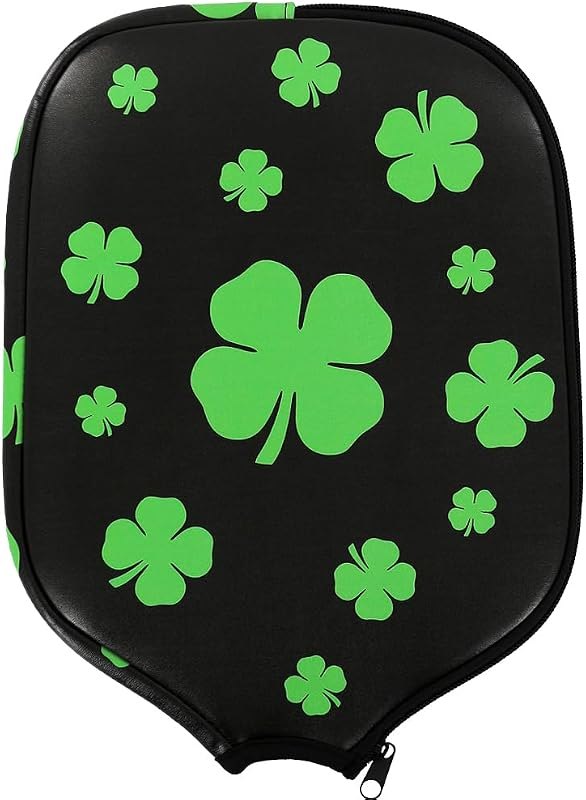 Pickleball Paddle Cover 11.8” L x 9" W American Flag Eagle Pattern Perfect For Most Paddle PU Leather Paddle Cover