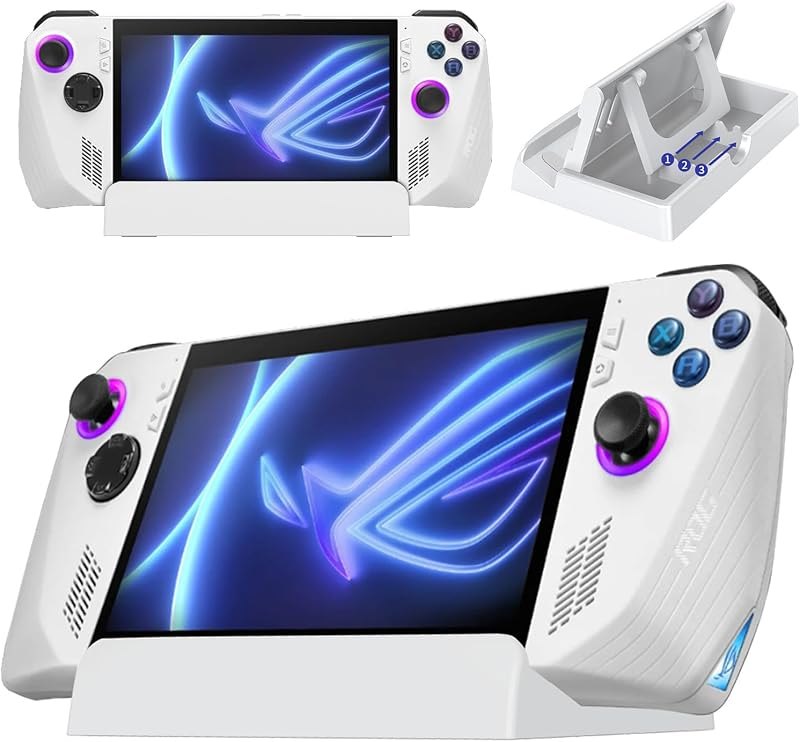 Miimall Stand for ASUS ROG Ally X 2024/ ROG Ally 2023, Multi-Angle Adjustable Kickstand with Anti-Slip Pads
