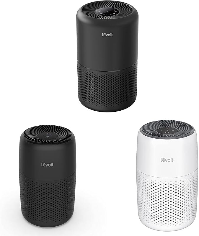 Air Purifier, Black & Air Purifiers For Bedroom Home, Black & Air Purifiers for Bedroom Home, White — Levoit Core 300