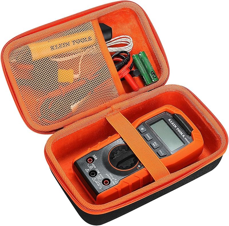 Hard Carrying Storage Case for Klein Tools MM400/ MM325/ MM450/ MM300/ MM200/ ET140/ MM720/ 69355/ 69149P Multimeter
