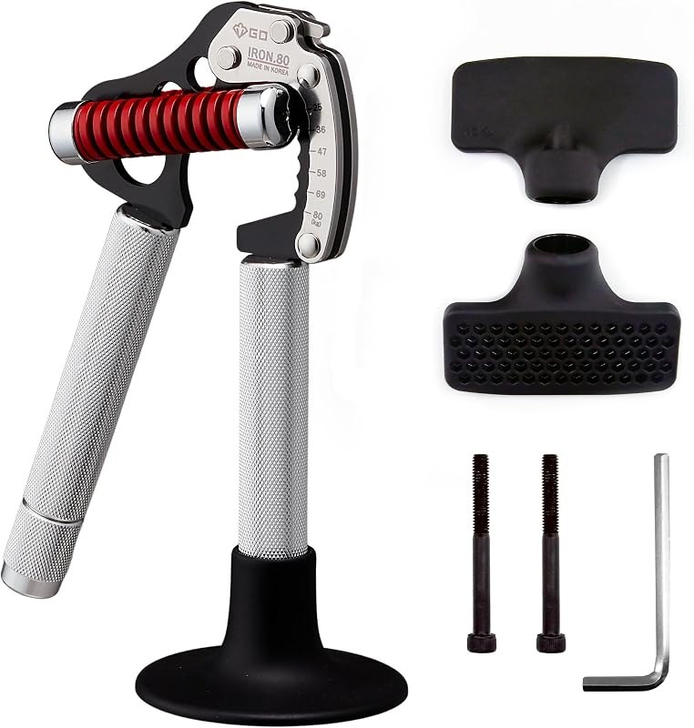GD Grip Strength Trainer Finger Exerciser Strengthener IRON GRIP Pinch Set — hand grip strengthener for hand grip