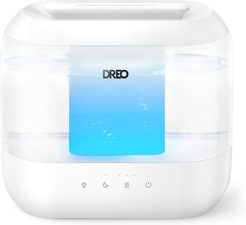 DREO 4L Humidifiers for Bedroom, 36H Runtime, 28 dB Quiet, HM311 — office desk humidifier for office desk humidifier