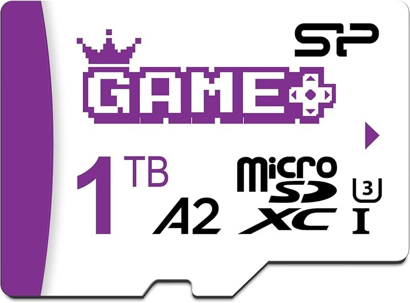 Silicon Power 1TB Superior Gaming Micro SDXC UHS-I (U3), V30 4K A2,High Speed MicroSD Card with Adapter, Design for