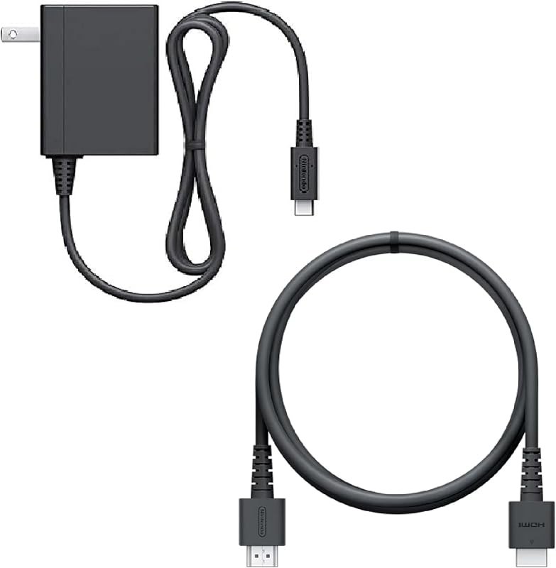 OEM AC Adapter and HDMI Cable Compatible with Nintendo Switch and Switch OLED 5V-1.5A 15V 2.6A — switch hdmi adapter