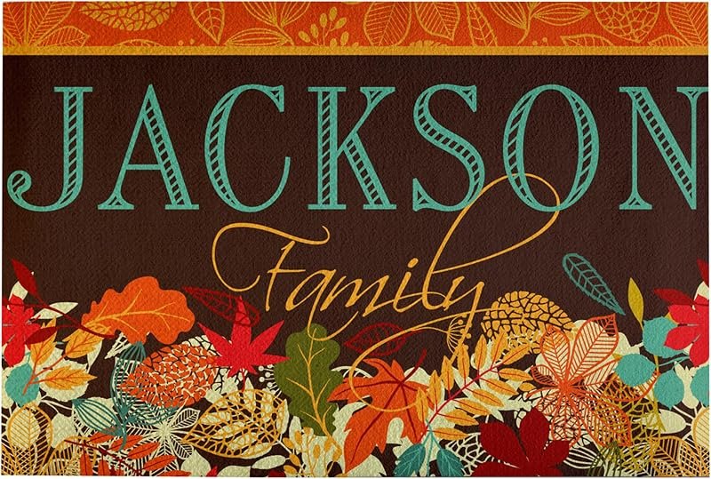 Let's Make Memories Personalized Doormat - Welcome Mat - Kitchen, Entrance Hall, Kids Room - Halloween Decor - Fall