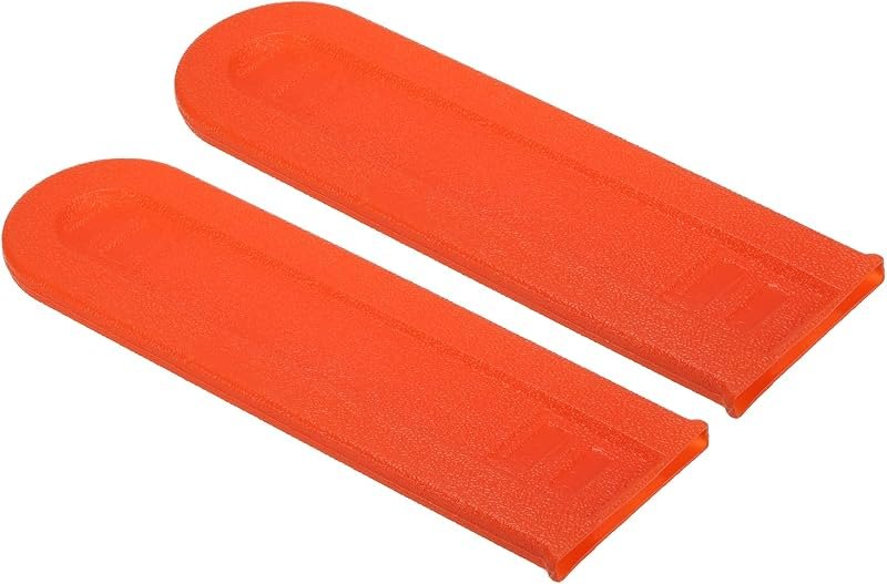 PATIKIL 12 Inch Chainsaw Chain Cover, 2 Pack Chain Saw Bar Protective Cover Plastic Chainsaw Saw Bar Scabbard Cover