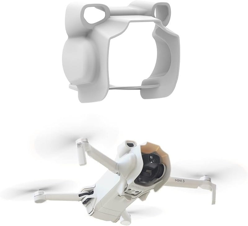 Lens Hood for DJI Mini 3 Drone Accessories, Anti-Glare Lens Sunshade Sunhood Protective Cover Gimbal Camera Guard