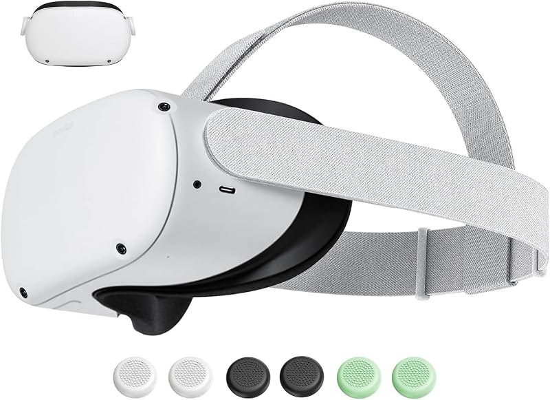 Original Replacement Head Strap for Meta Oculus Quest 2, Enhanced Comfort and Gaming Immersion VR Accessories
