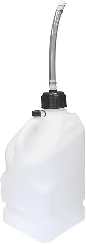Valley Industries 5-Gallon Utility Jug - White — overlanding fuel jerry can for overlanding fuel jerry can
