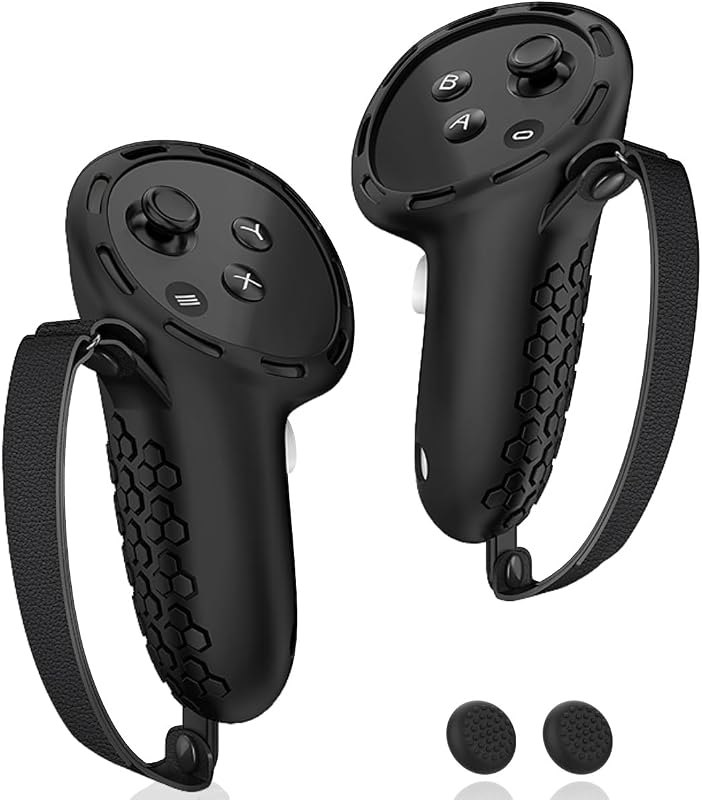 Controller Grip for Meta Quest 3S Oculus Quest 3 VR Accessories Grips Cover for VR Touch Controllers Straps Silicone