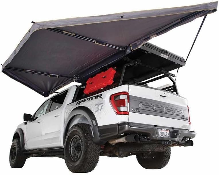 Overland Vehicle Systems 19609917 HD Nomadic 180 LTE Awning Universal — overlanding offroad awning for overlanding