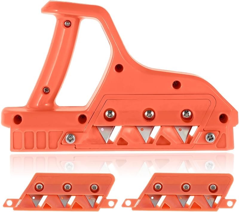 Plasterboard Fast Cutter, Plasterboard Edger Gypsum Board with 10 Blades, Hand Plane Drywall Edge Chamfer Woodworking