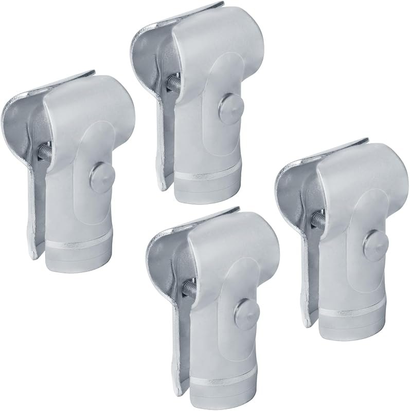4 Pack 2" (1-7/8" OD) End Rail T Clamp, Chain Link Fence Pipe Connector — pipe repair clamp for pipe repair clamp