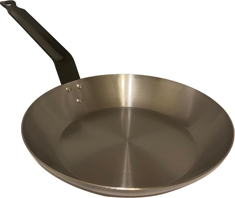 Frying Pan Nonstick Skillet 11": Carbon Steel Cookware Fry Pan without PFAs, Toxin Free & Healthy Alternative for