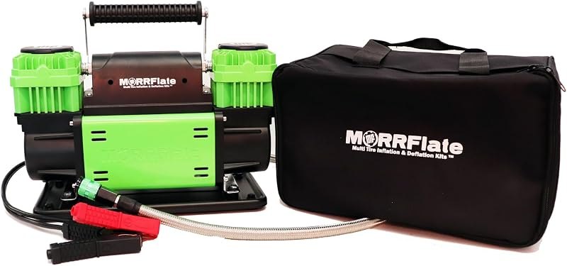 MORRFlate TenSix Off Road Air Compressor, 12 Volt Heavy Duty Tire Inflator — portable air compressor for portable air