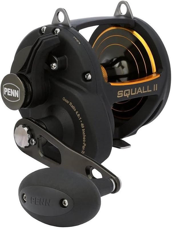 Penn Squall II Level Wind Conventional Fishing Reel — Deep Sea Fishing Reel for deep sea fishing reel