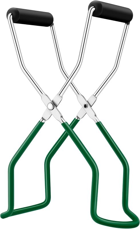Rainspire Canning Jar Lifter, Canning Tongs Jar Lifter, Canning Tools, Canning Supplies for Home Kitchen, Stainless