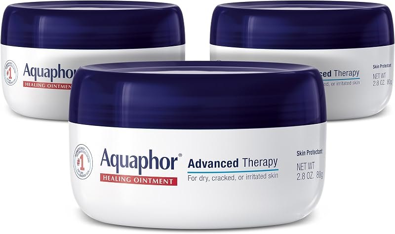 Aquaphor Advanced Therapy Healing Ointment, Multipack, 3 x 2.8 OZ — Petroleum Jelly Skin Salve for petroleum jelly
