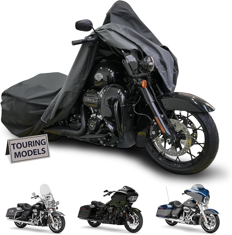 Motorcycle Cover for Harley Davidson Touring Waterproof Heavy Duty