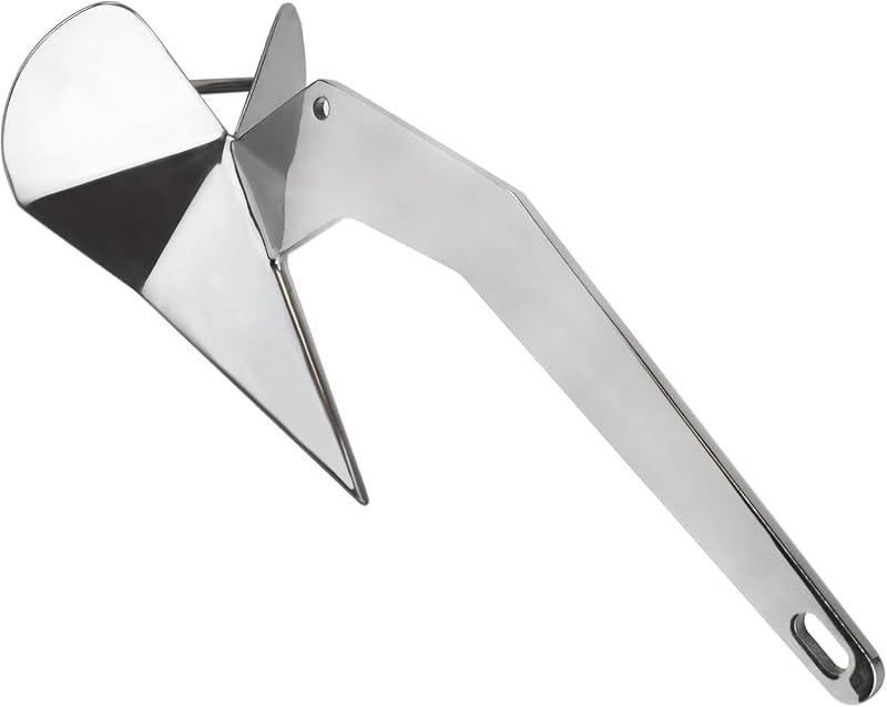 YANYUCB Delta Anchor,316 Stainless Steel Boat Anchor(6.6lb /8.8lb /11lb / 13lb / 16lb /17lb / 22lb / 33lb)