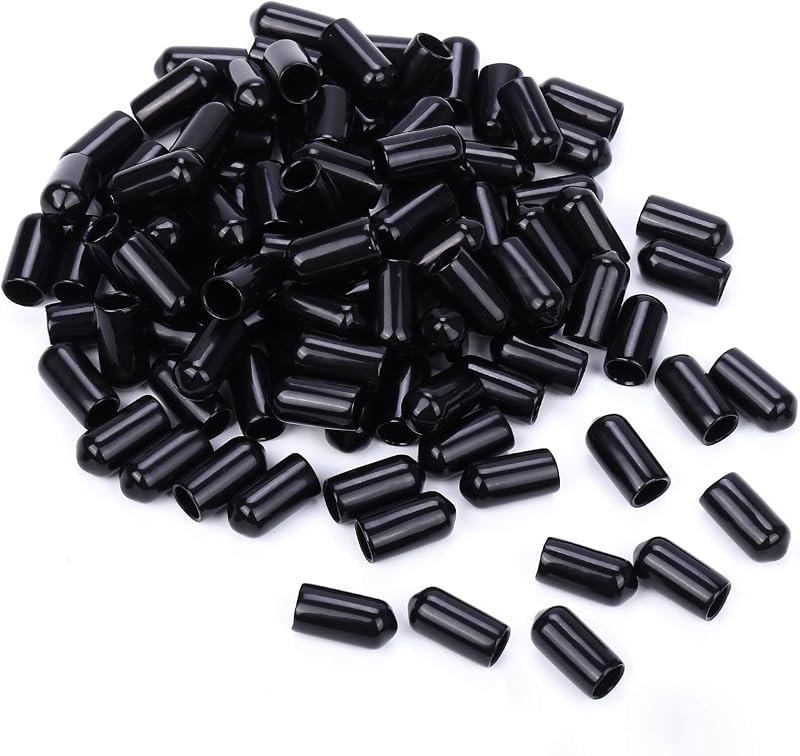 180PCS Pourers Dust Covers, Pour Spot Caps, Liquor Spout Covers, Olive Oil Liquor Bottle Pour Spout Cover, Black