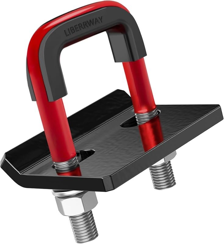 Hitch Tightener for 1.25" and 2" Hitches LIBERRWAY U-Shaped Iron Hitch Tightener Anti-Rattle Stabilizer Rust-Free