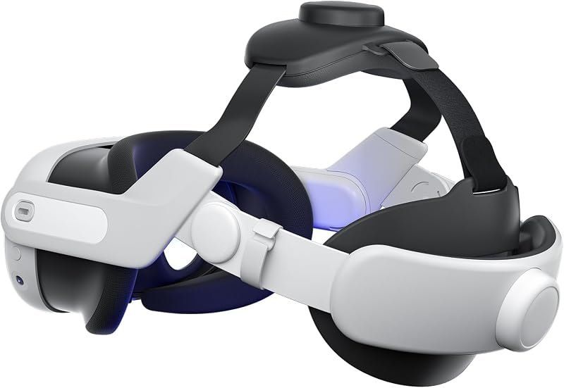 Load Reducing Head Strap for Meta Quest 3S/Quest 3 Double Knob Adjustable Pressure Free Comfort Elite Strap