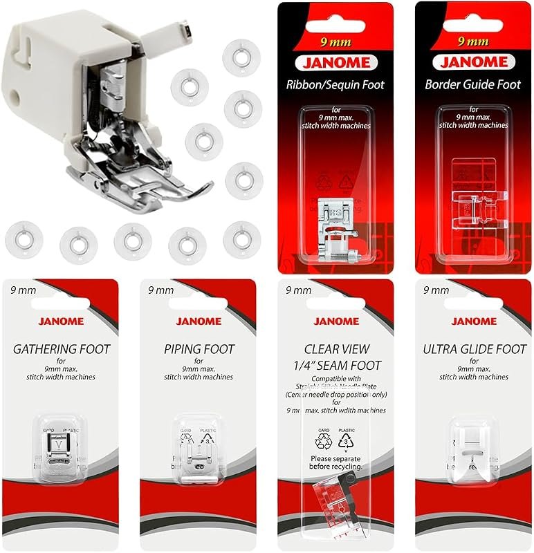 Janome Memory Craft 6650 Sewing Machine VIP Package — sewing walking foot for sewing walking foot