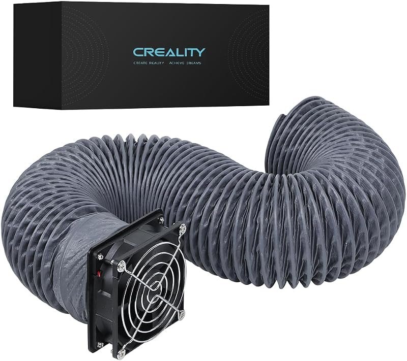 Creality Official Fume Extraction Kit, 4000 RPM High-Efficiency Ventilation Fan, Exhaust Smoke & Odors, Compatible for
