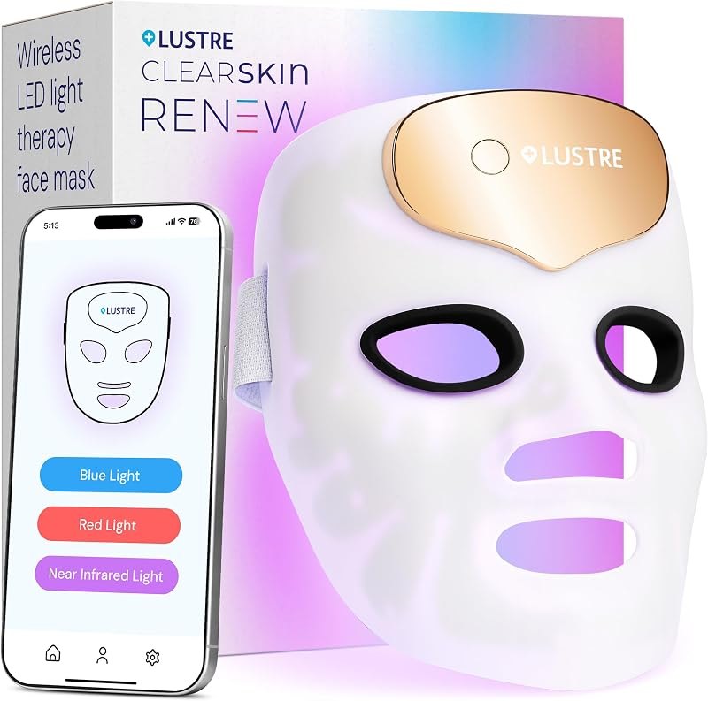 LED Face Mask Light Therapy for Acne & Anti-Aging Skincare — LED face mask with app for led face mask app