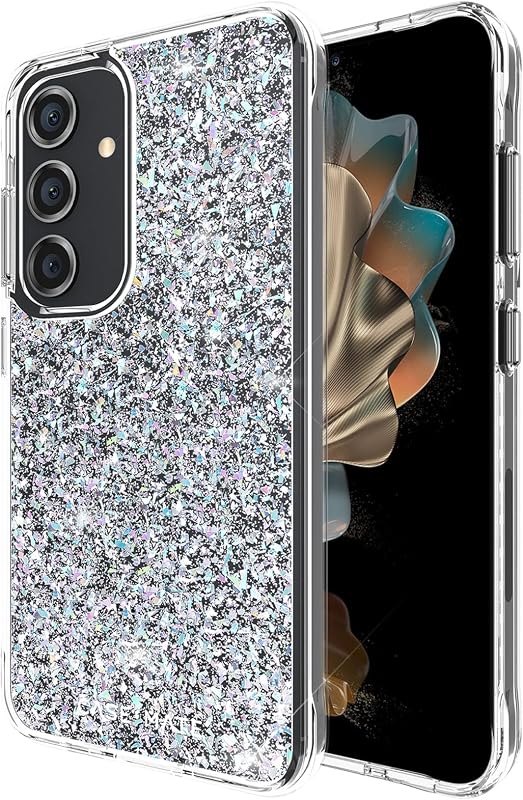 Case-Mate Samsung Galaxy S24 Case [6.2"] [12ft Drop Protection] [Wireless Charging] Twinkle Disco Phone Case for