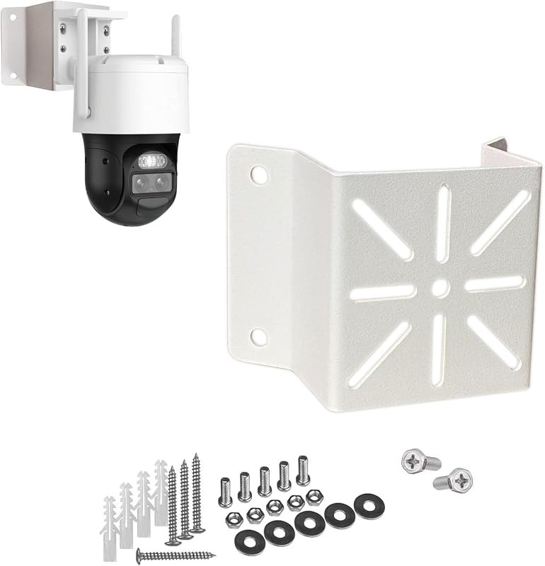 WiTi Mini Size Corner Wall Mount for WiFi IP Camera, Solid Metal Holder Mounting Corner Bracket for Security