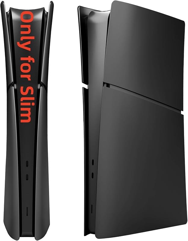 Slim Digital Edition Cover Plates for New PS5 Slim Console, Shell Panels Compatible with New PlayStation 5 Slim