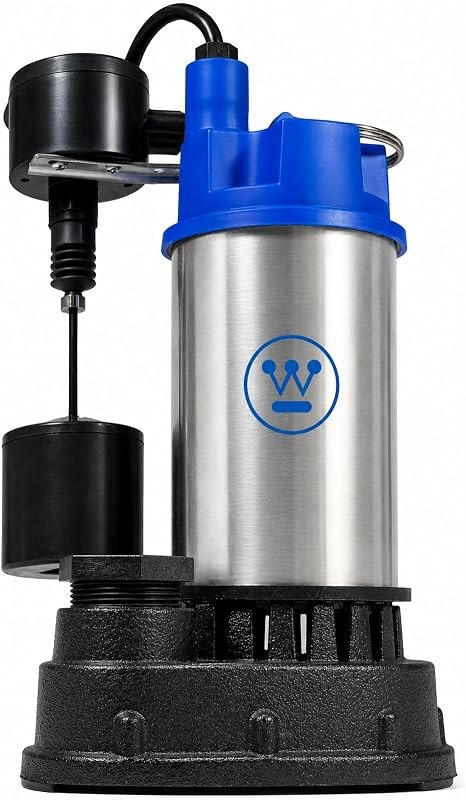 Westinghouse Submersible Sump Pump 1/2 HP — Storm Drainage Pump for storm drainage pump