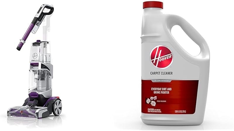 Hoover SmartWash Pet Automatic Carpet Cleaner with Spot Chaser Stain Remover Wand, FH53000PC + Hoover Everyday