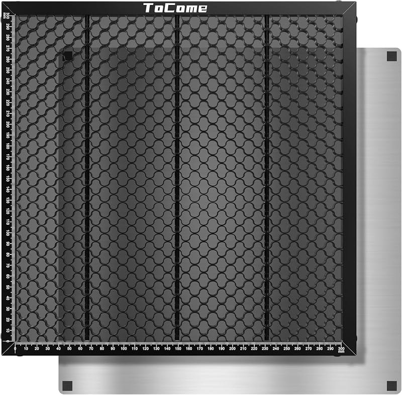 ToCome Honeycomb Laser Bed 300 x 300mm 12 x12" Steel Honeycomb Working Bed for Laser Engraver Laser Cutter — laser