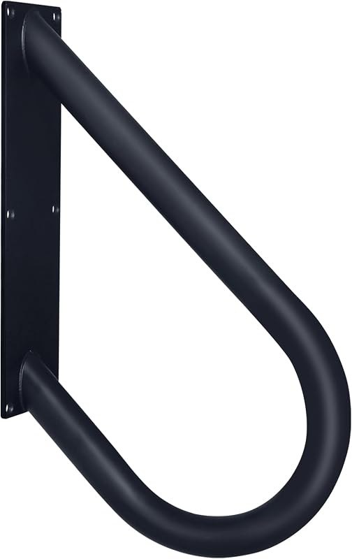 HouseAid Industrial Pipe Handrail for 1-2 Step Stairs, Farmhouse Stair Hand Railing Grab Bars with 1-1/4 Inch Outer