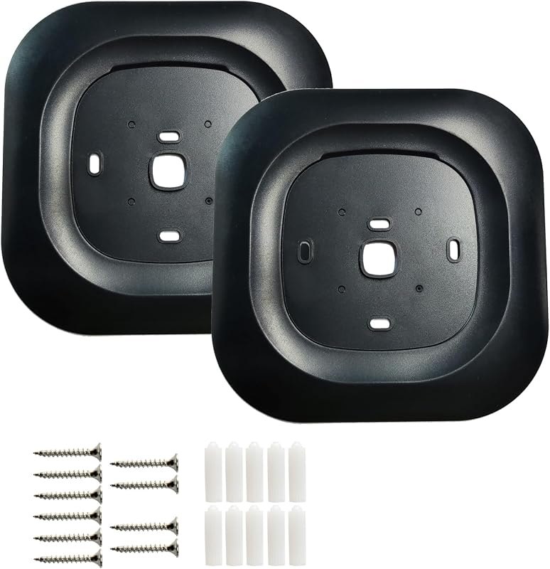 Black Thermostat Decorative Wall Plate Bracket Compatible with New 2022 Ecobee Smart Thermostat Premium & 2022 Ecobee